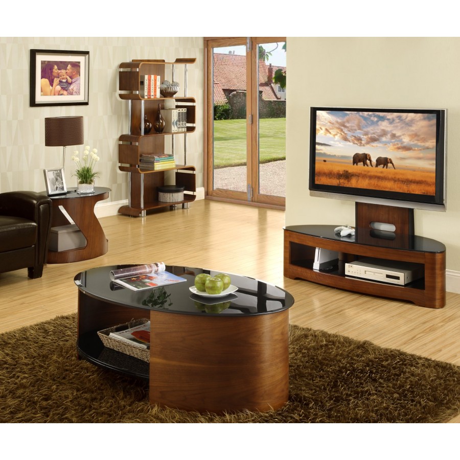 Curve 1230mm Wide Wooden TV Stand